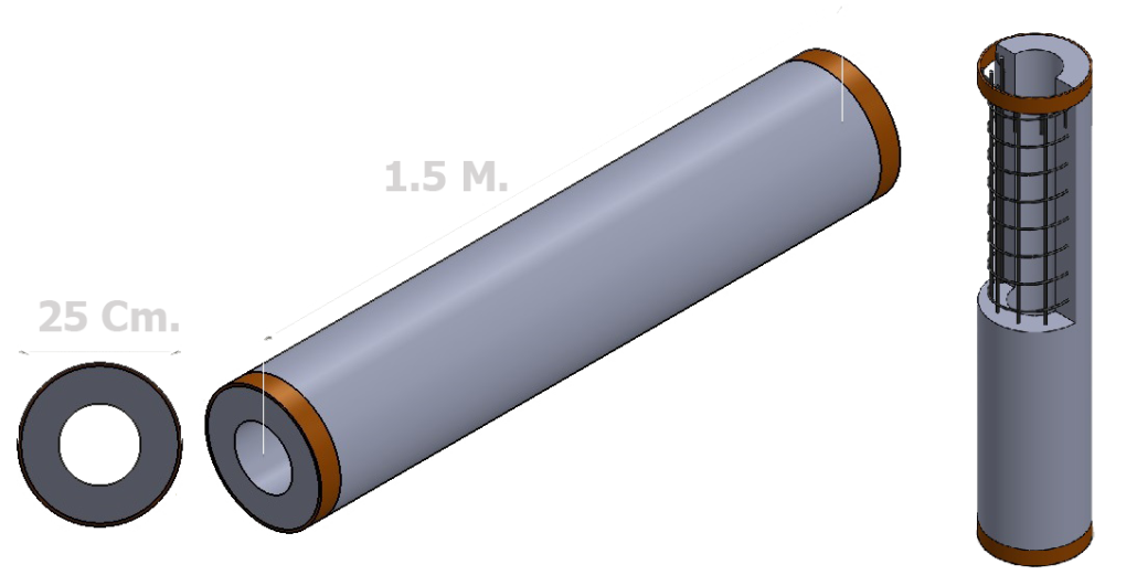 เสาเข็ม ไมโครไพล์ SPUN MICROPILE